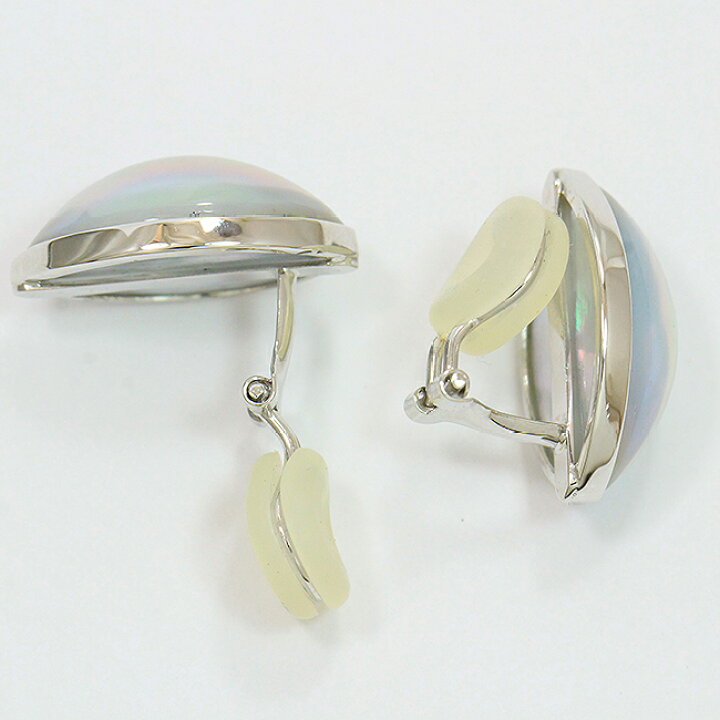 イヤリング K14WG パール 総重量約3.3g 楽天市場】 真珠 マベパール
