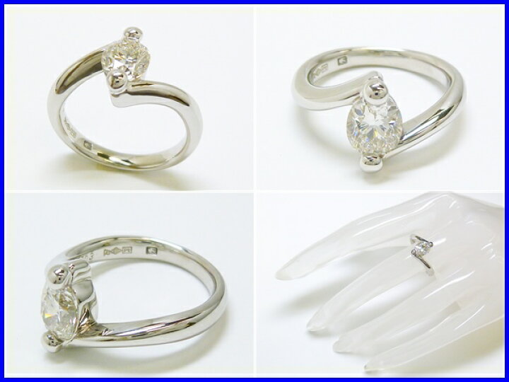 楽天市場】☆新品☆『ダイヤモンド 1.03ct H SI1』Pt900デザインリング 