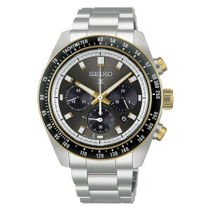 SEIKO �Z�C�R�[ �v���X�y�b�N�X HBJ002P �X�s�[�h�^�C�}�[ �\�[���[ �N���m�O���t �����Y �r���v �u���b�N �S�[���h �X�e�����X �������K�i ���[�J�[3�N�ۏ� ��������