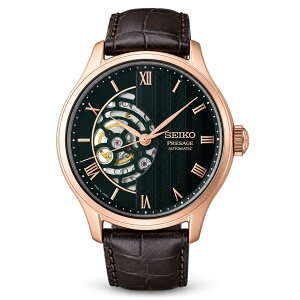 SEIKO �Z�C�R�[ �v���U�[�W�� HCB007J �����Y �r���v �������� �@�B�� �I�[�v���n�[�g Japanese Garden �O���[�� �Ε����� �u���E�� �v�x���g �T�t�@�C�A�K���X ���{�� �������K�i ���[�J�[3�N�ۏ� �M