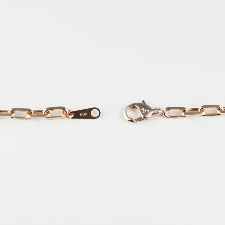 楽天市場】粗目小豆チェーン ネックレス K18 ピンクゴールド 幅3.8mm 