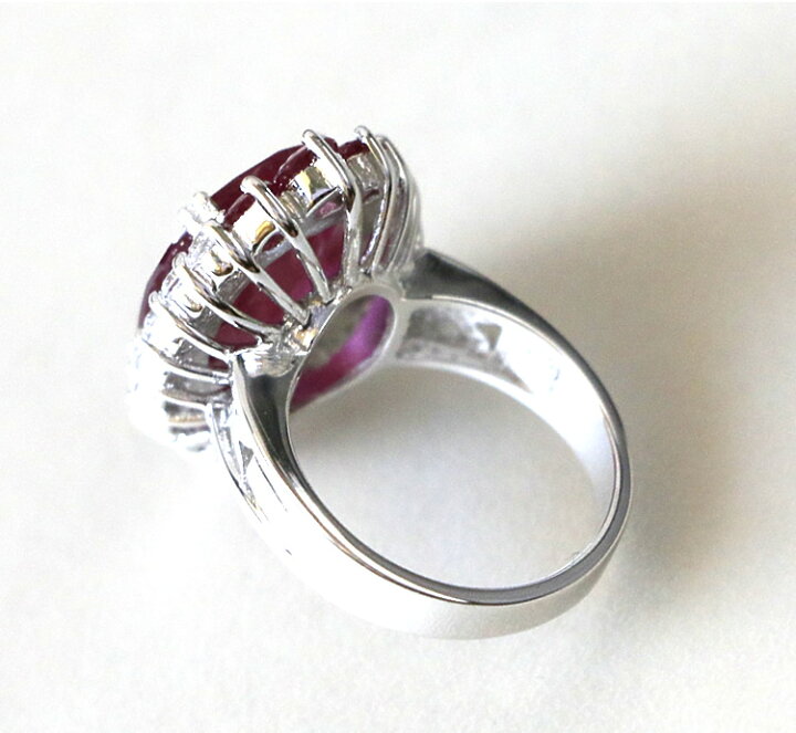 楽天市場】ルビー8.9ct CZ リング SILVER925 シルバー 指輪 アジアン 