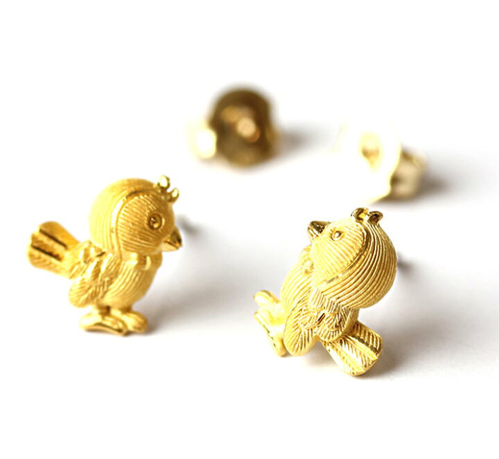 楽天市場】24金 ピアス フクロウ モチーフ pierce 女性 レディース 