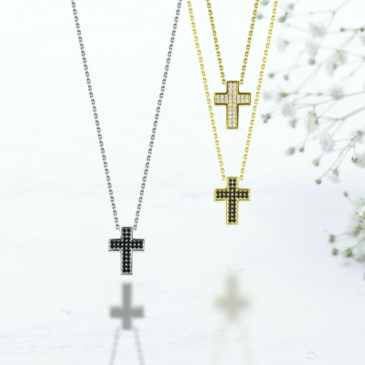 十字架　クロス　ネックレス　メンズ　レディース　ユニセックス　シルバー