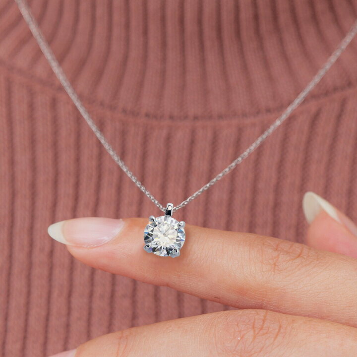 楽天市場】3ct ダイヤモンド ネックレス 一粒 プラチナ 3.0ct Pt900  