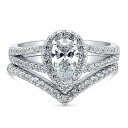 1.35ct ペアシェイプ Halo 2連リング リング 指輪 レディース ジュエリー アクセサリー プレゼントゴールド 金 シルバー シンプル k18 プラチナ 仕上 普段使い かわいい アレルギー 金属アレルギー対応 可愛い 大人 20代 30代 40代 50代 母の日 ギフト 花以外 早割