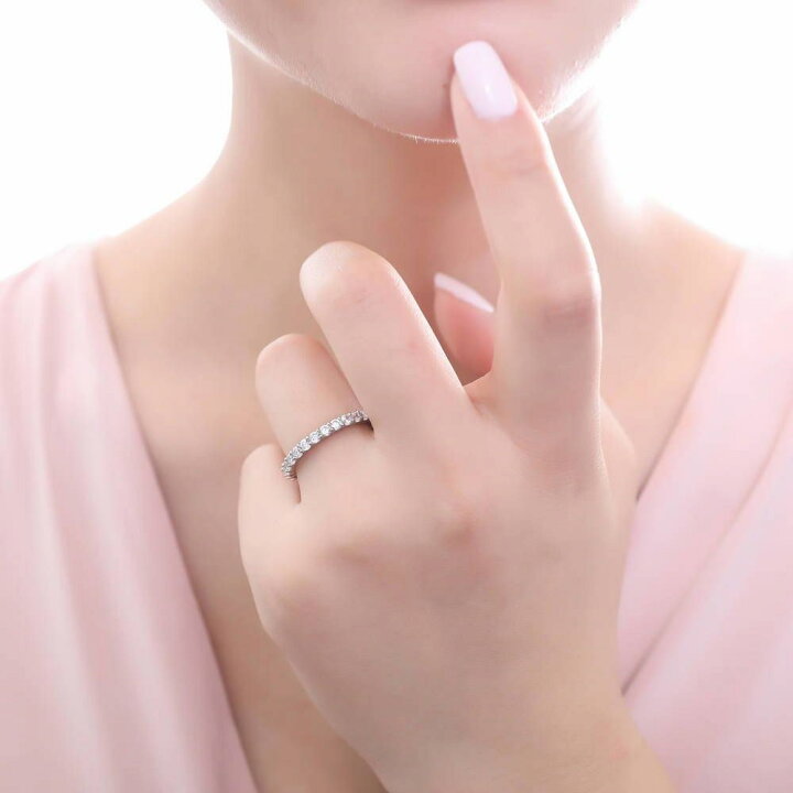 楽天市場】1.41ct エタニティリング エタニティ リング 指輪 石 