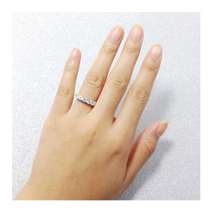 楽天市場】0.85ct 5ストーン エタニティリング エタニティ リング 指輪 