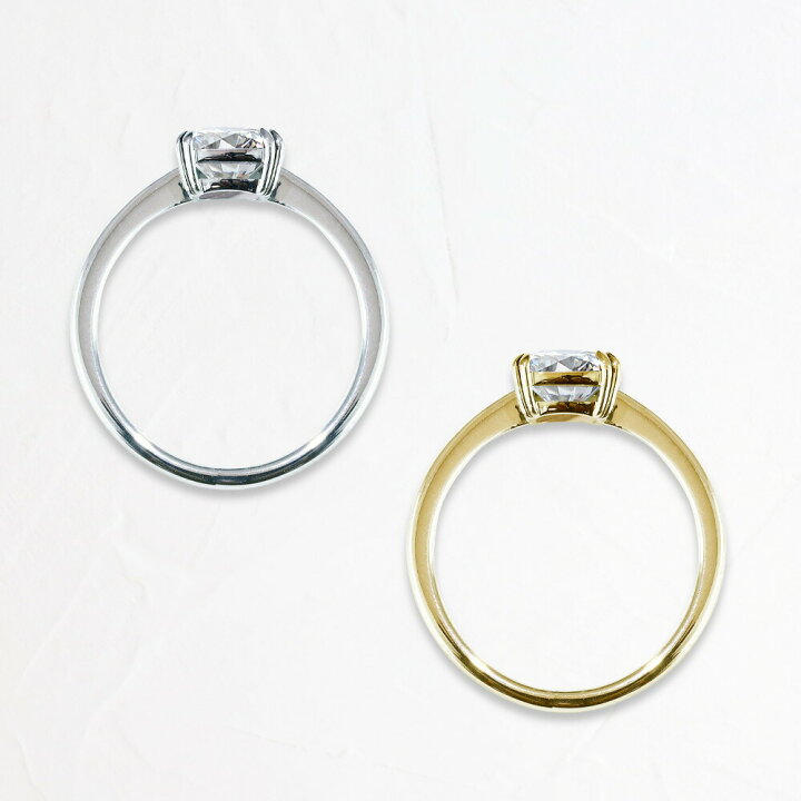 楽天市場】Pt900 / K18【1ct 】【 D-VVS 】 ダイヤモンド リング 指輪 