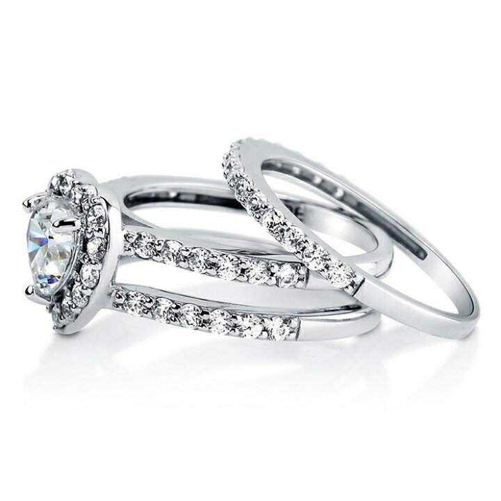 楽天市場】2.21ct ハート 2連 セット リング 指輪 レディース 