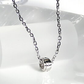 シルバー サークル ダイヤ ペンダント 送料無料 SV 男性用 メンズ メンズジュエリー ネックレス 銀 ギフト プレゼント ダイア ダイヤモンド