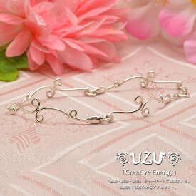 BU-0040-Ladies'【UZU】【ブレスレット バングル】【シルバー925】【鏡面仕上げ】【コーティング対応】