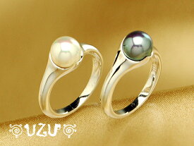 RI-0375【UZU】【リング 指輪】【シルバー925】【鏡面仕上げ】【コーティング対応】選べる2石【KPL BKPL】