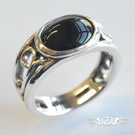 YU-0277【UZU】【リング 指輪】【シルバー925】【いぶし仕上げ】【OX】