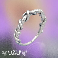 RI-0580【UZU】【リング 指輪】【シルバー925】【いぶし仕上げ】