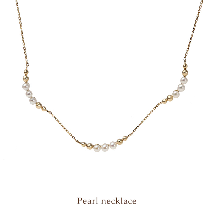 K18 freshwater pearl diamond necklace 新品本物 18金 全品送料無料 日本 K18淡水パールネックレス 真珠 ネックレス プレゼントK18イエローゴールド 贈り物 ピンクゴールド ギフト エレガント ホワイトゴールド シンプル レディース