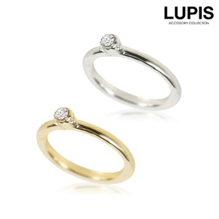 楽天市場 ピンキーリング レディース シンプル ストーン 華奢 激安 安い ルピス Lupis