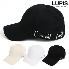 キャップ カーブキャップ レディース 帽子 ベルト付き 調節可能 シンプル ロゴ 紫外線対策 カジュアル 高見え 安い 激安 LUPIS ルピス