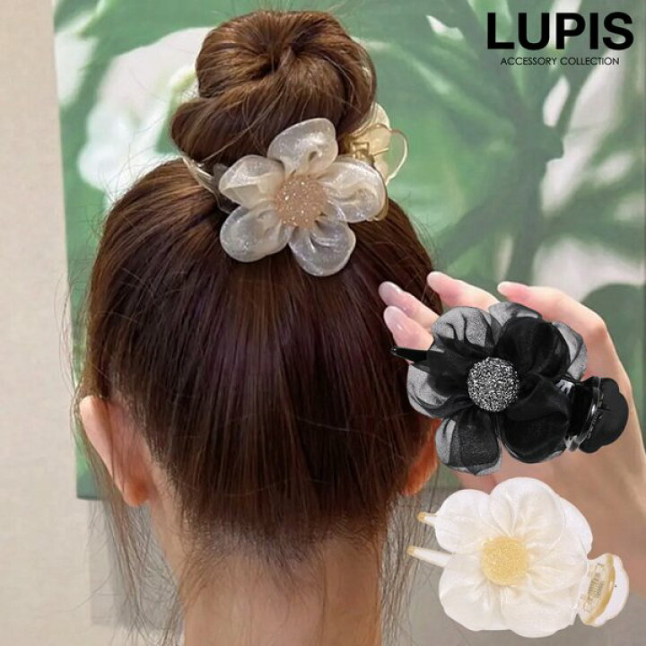楽天市場】ヘアアクセサリー バンスクリップ スリム コンパクト  