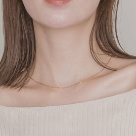 ネックレス 金属アレルギー対応 つけっぱなしOK ペタルチェーン チェーンのみ レディース ステンレス サージカル 316L 錆びない シンプル スキンジュエリー 華奢 ブランド 安い 激安