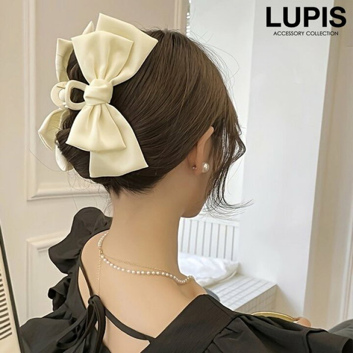 楽天市場】ヘアクリップ バンスクリップ ヘアアクセサリー リボン  