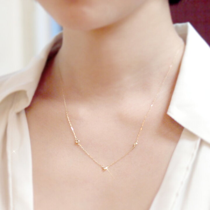 楽天市場】在庫限り【楽天1位】ダイヤモンド3粒 0.1ct スキン 