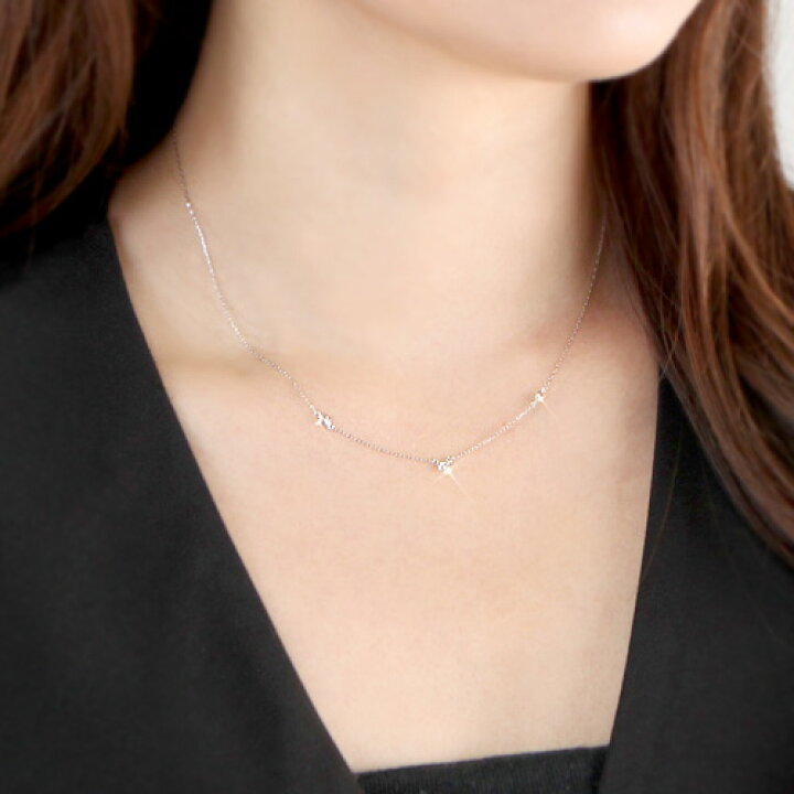 楽天市場】在庫限り【楽天1位】ダイヤモンド3粒 0.1ct スキン 
