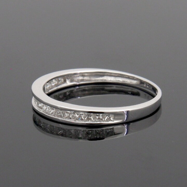 楽天市場】18金 ダイヤモンド0.25ct プリンセスカット ハーフ 