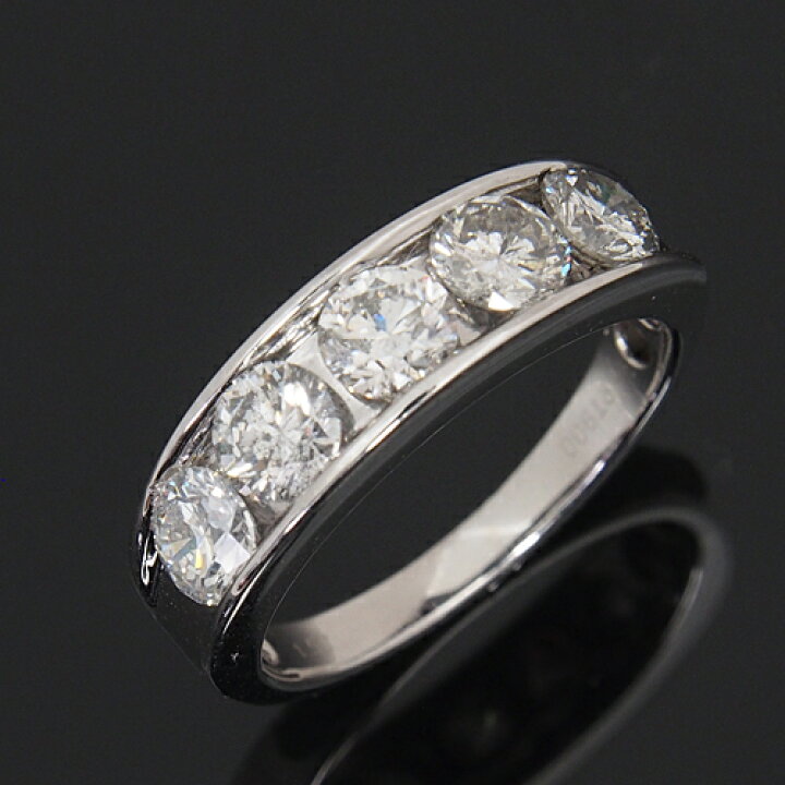 楽天市場】プラチナ ダイヤモンド1.5ct デザインリング 1.5カラット 