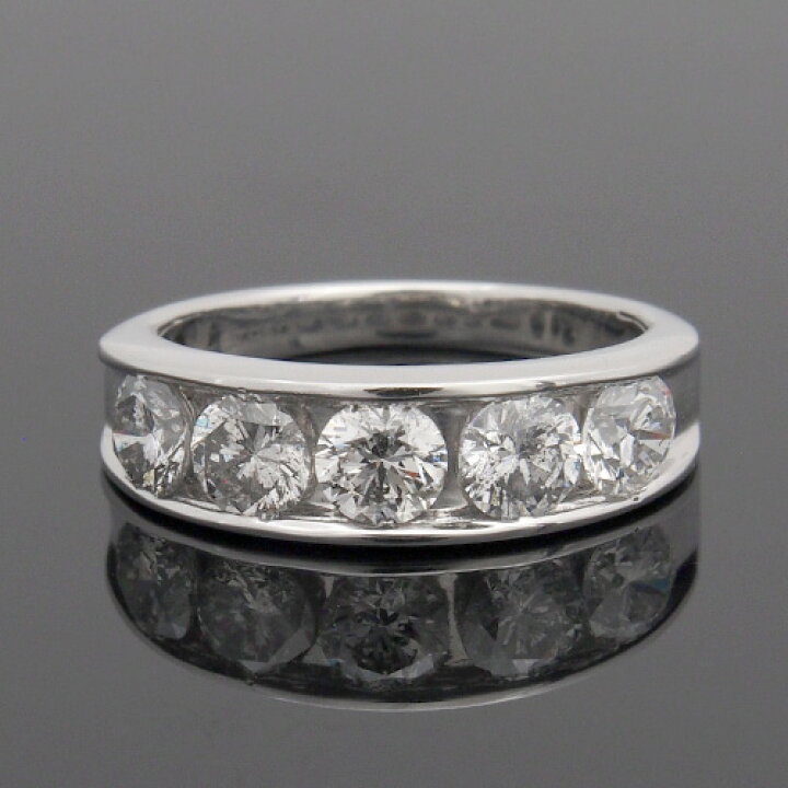 楽天市場】プラチナ ダイヤモンド1.5ct デザインリング 1.5カラット 