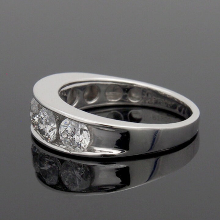 楽天市場】プラチナ ダイヤモンド1.5ct デザインリング 1.5カラット 