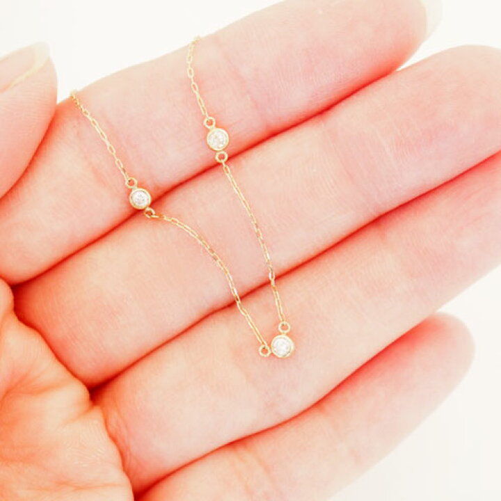 楽天市場】在庫限り【楽天1位】ダイヤモンド3粒 0.1ct スキン 