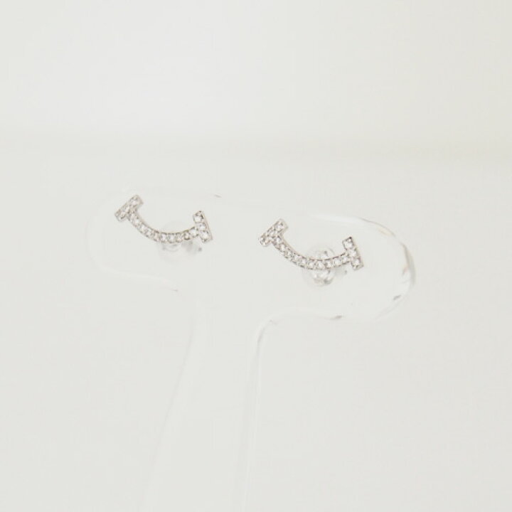 楽天市場】18金 ダイヤモンド 0.12ct 片耳0.06ct スマイルピアス T 
