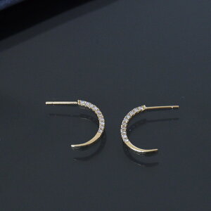 18 _Ch0.2ct Ў0.1ct t[vsAX K18YG CG[S[h _CAh fB[X v[g Mtg LO a J