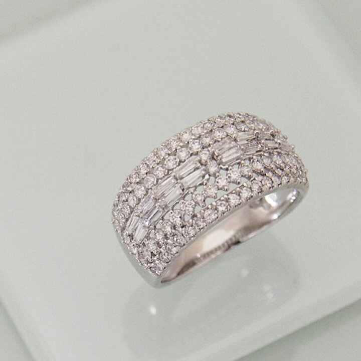 楽天市場】プラチナ ダイヤモンド 1.0ct Pt900 リング Pt900 テーパー 