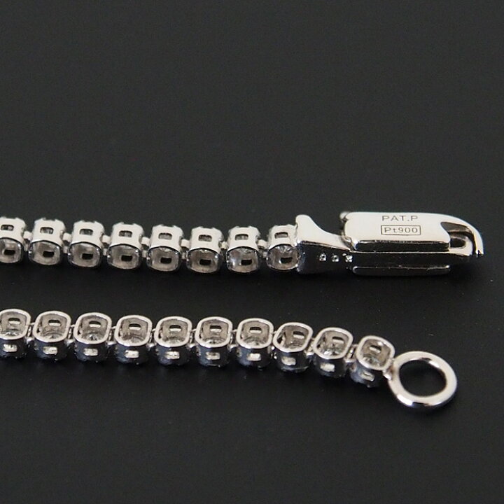 楽天市場】プラチナ ダイヤモンド 2.00ct テニスブレスレット Pt900 