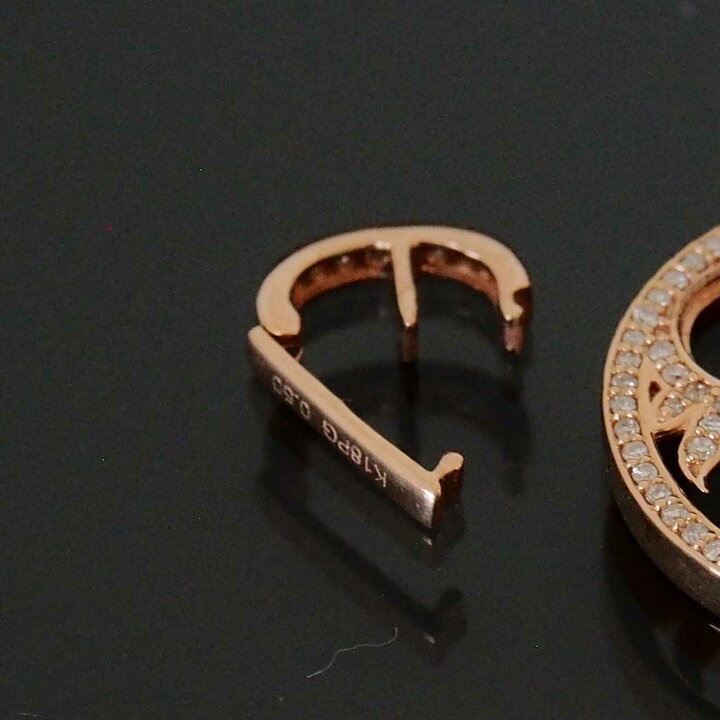 楽天市場】18金 ダイヤモンド 0.05ct 開閉バチカン クリッカー 