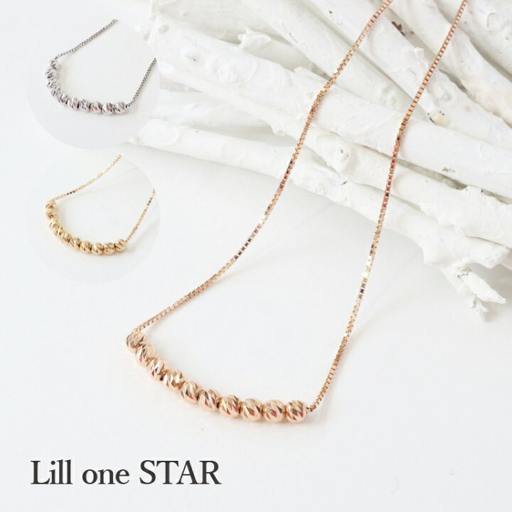 楽天市場】【Lill one STAR リルワンスター】 VMB10ネックレス K18 