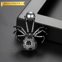 楽天市場】蜘蛛 スパイダー ブローチの通販