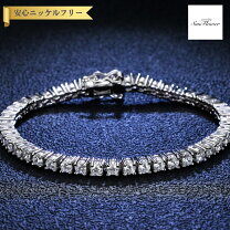 楽天市場】シルバー925 テニスブレスレットの通販