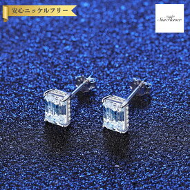 【60%OFF対象特選商品 フライング＆スタートダッシュセール】【30日返品保証】 ピアス 両耳用 レディース モアサナイト ホワイト シルバー925 シルバー 1ct スタッド mse22052410