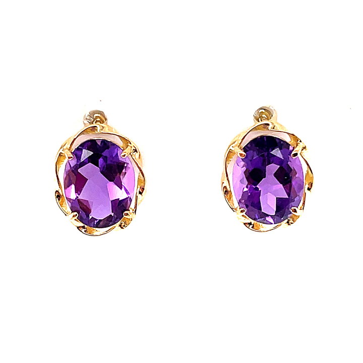 楽天市場】1.5カラット/1.5カラット天然アメジストピアス : Jewels Avenue