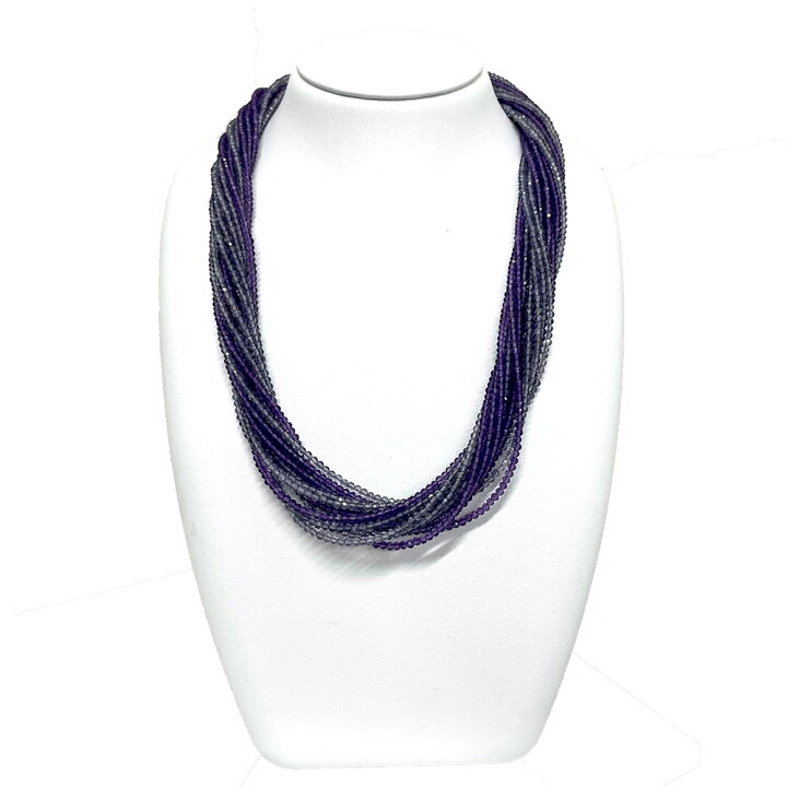 楽天市場】アメジストとアイオライトの16連ネックレス : Jewels Avenue