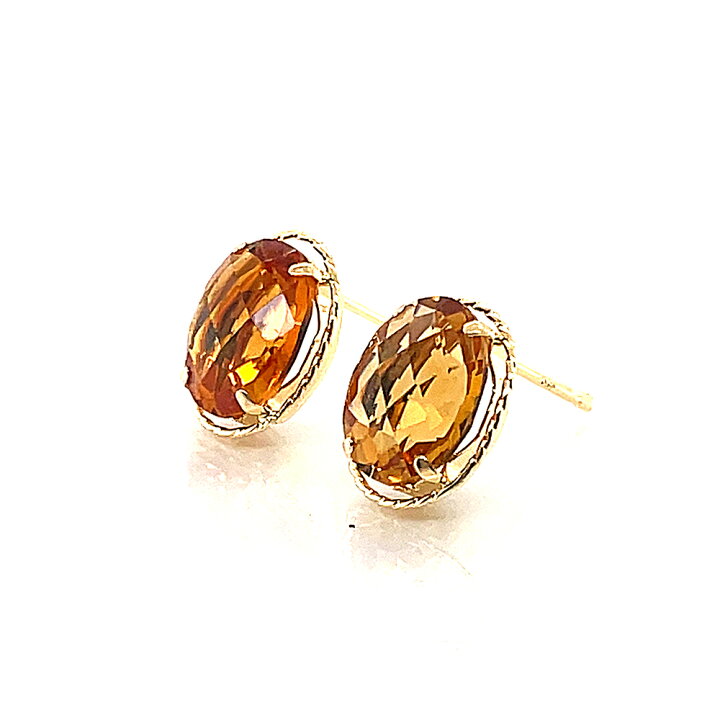 楽天市場】1.50カラット/1.50カラット天然シトリンピアス : Jewels Avenue