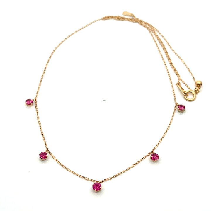 楽天市場】0.60カラット天然ルビーゴールドネックレス : Jewels Avenue