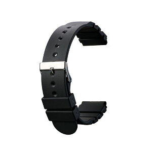 BAMBI バンビ 時計バンド ウレタン ブラック BGB014A 20mm 送料無料