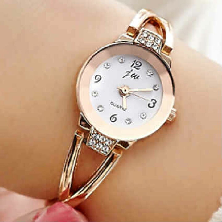 楽天市場 腕時計 レディース おしゃれ 安い かわいい ブレスレットウォッチ プレゼント Jewel ジュエル バングルウォッチ ドレスショップjewel