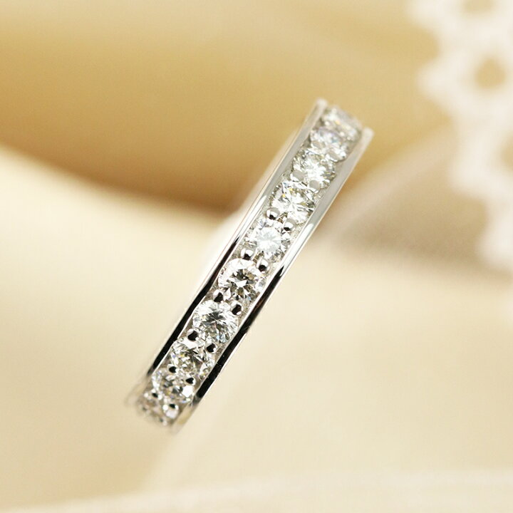 楽天市場】【即納可能】Pt950【1.0ct】ダイヤモンド フルエタニティ 