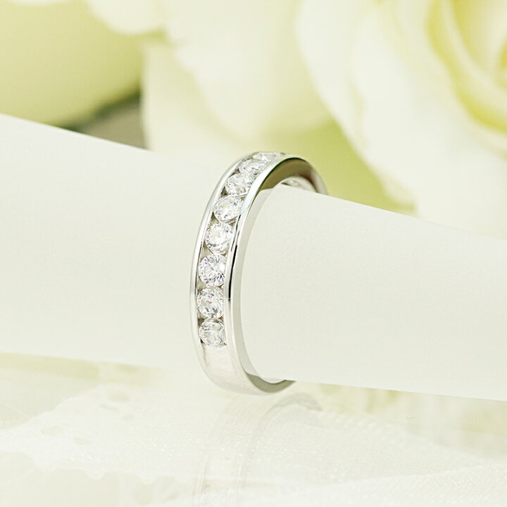 楽天市場】Pt950 【1.0ct】 ダイヤモンド 1.00ct エタニティ リング【H 