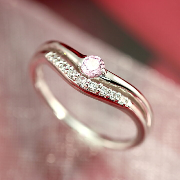 楽天市場】【大特価！】pt950 0.07ct 天然ピンクダイヤモンド Pink Dia 